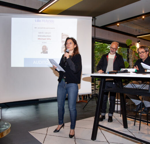 Reunion ville hybride autour de l’emploi productif metropolitain a la Manufacture Design de Saint-Ouen