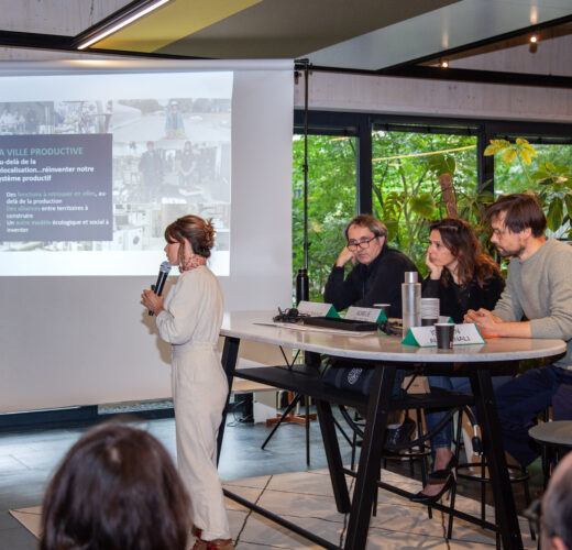 Reunion ville hybride autour de l’emploi productif metropolitain a la Manufacture Design de Saint-Ouen