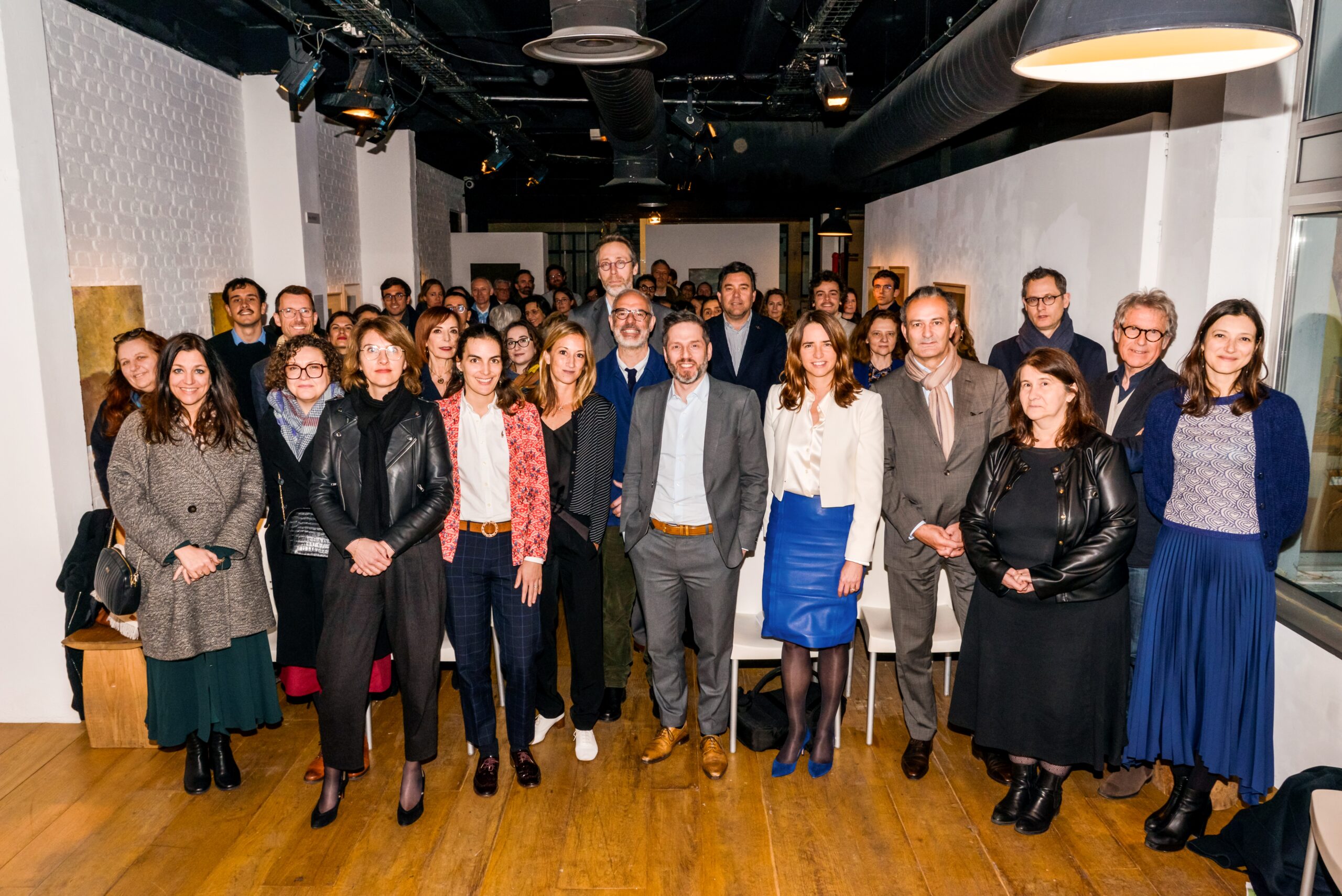 Soiree table ronde du club Ville Hybride a Paris, organisé à la galerie Univer