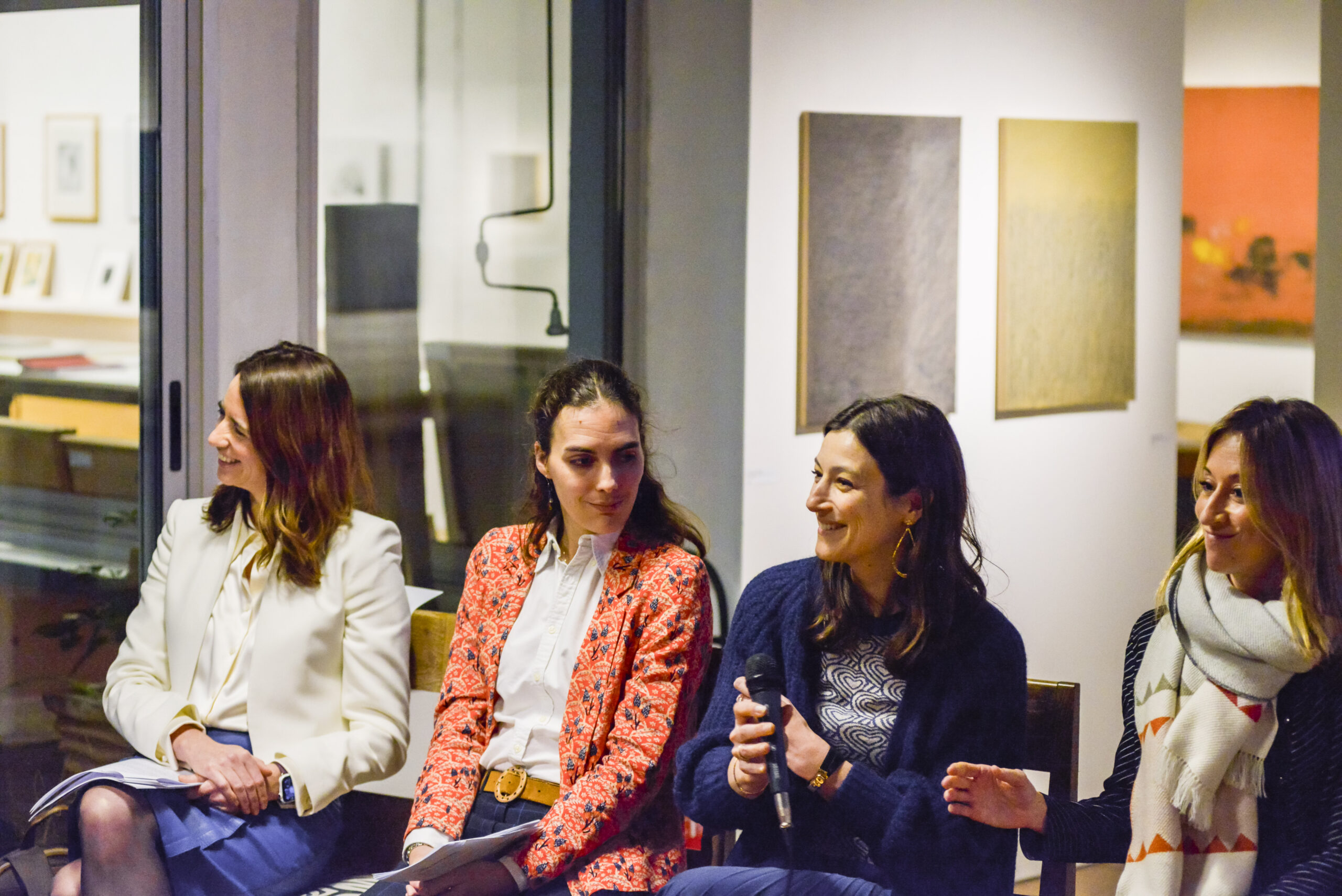 Soiree table ronde du club Ville Hybride a Paris, organisé à la galerie Univer