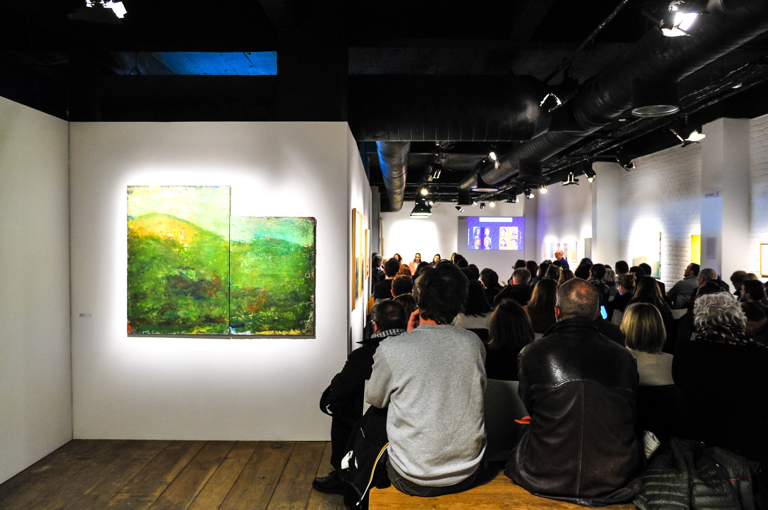 Soiree table ronde du club Ville Hybride a Paris, organisé à la galerie Univer