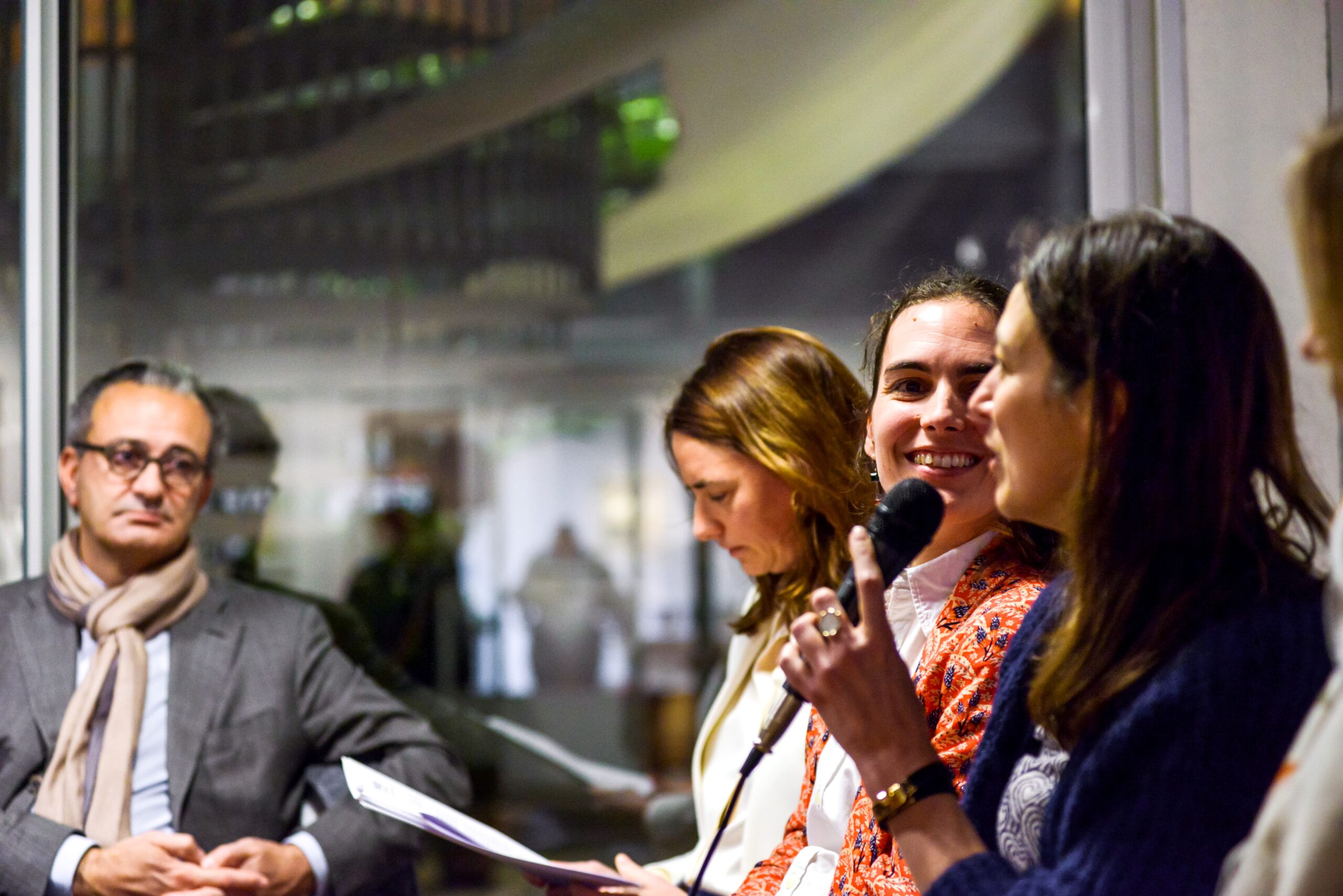 Soiree table ronde du club Ville Hybride a Paris, organisé à la galerie Univer