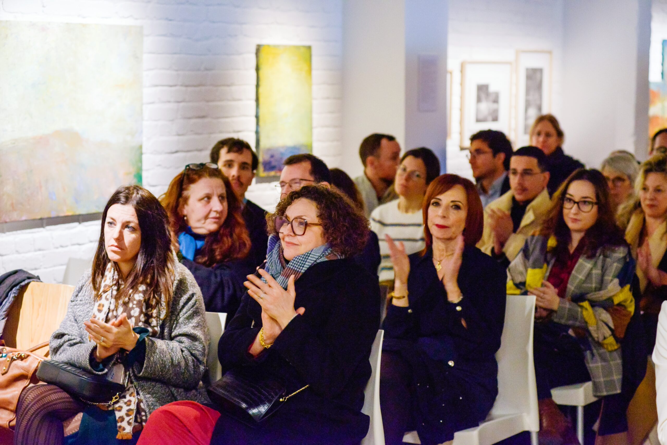 Soiree table ronde du club Ville Hybride a Paris, organisé à la galerie Univer