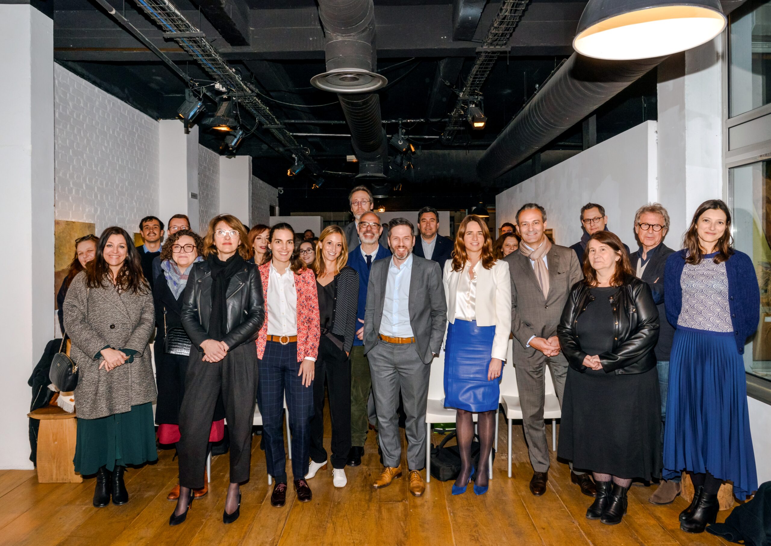 Soiree table ronde du club Ville Hybride a Paris, organisé à la galerie Univer