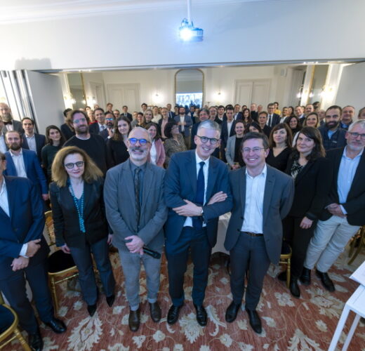 Diner des personnalites a la Maison des Polytechniciens.
