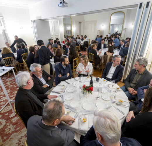 Diner des personnalites a la Maison des Polytechniciens.