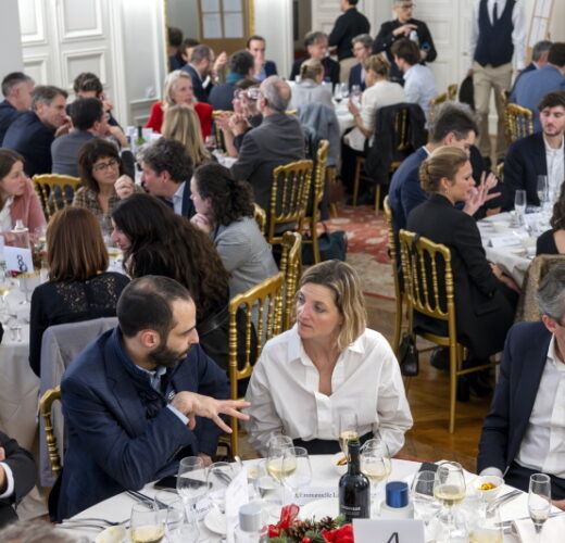 Diner des personnalites a la Maison des Polytechniciens.
