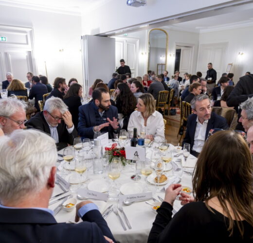 Diner des personnalites a la Maison des Polytechniciens.