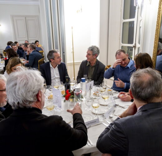Diner des personnalites a la Maison des Polytechniciens.
