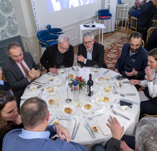Diner des personnalites a la Maison des Polytechniciens.