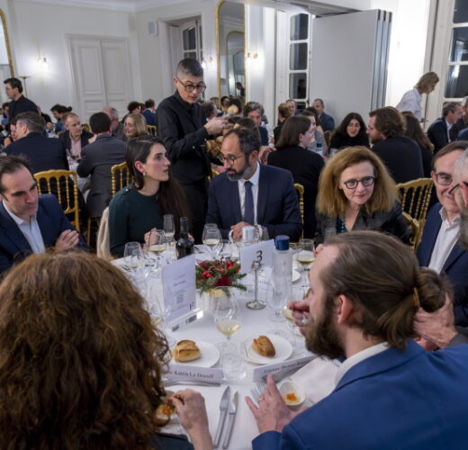 Diner des personnalites a la Maison des Polytechniciens.