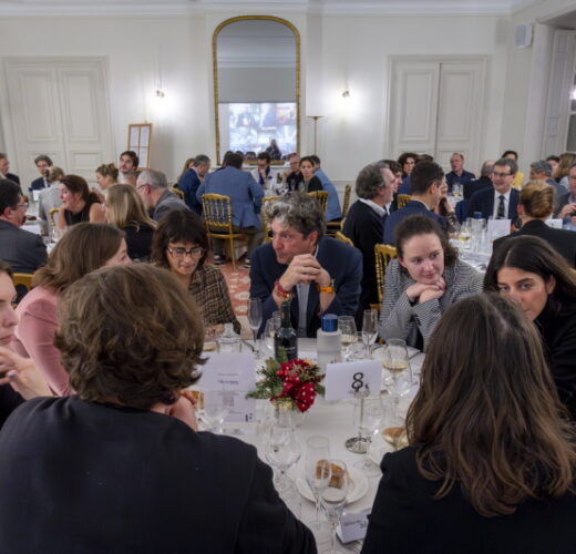 Diner des personnalites a la Maison des Polytechniciens.