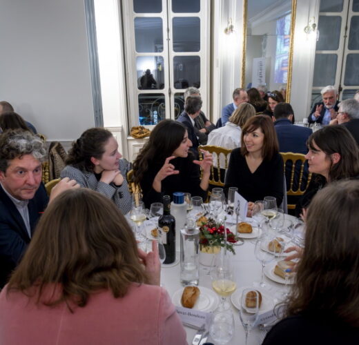 Diner des personnalites a la Maison des Polytechniciens.