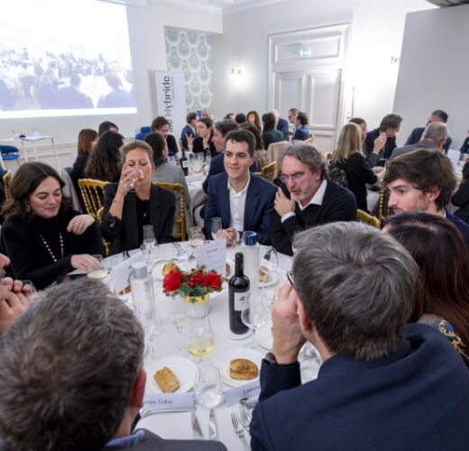 Diner des personnalites a la Maison des Polytechniciens.