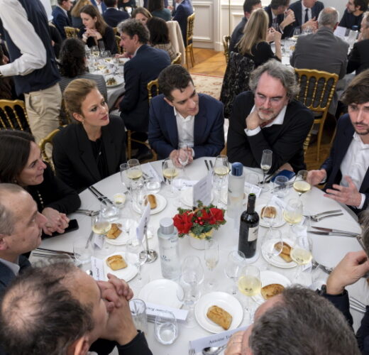 Diner des personnalites a la Maison des Polytechniciens.