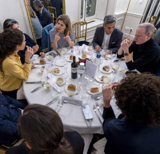 Diner des personnalites a la Maison des Polytechniciens.