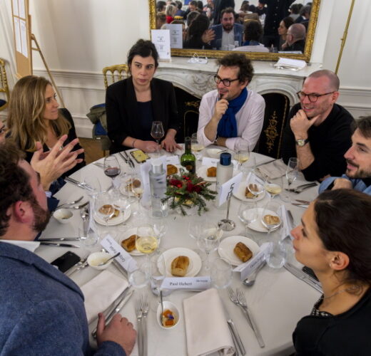 Diner des personnalites a la Maison des Polytechniciens.