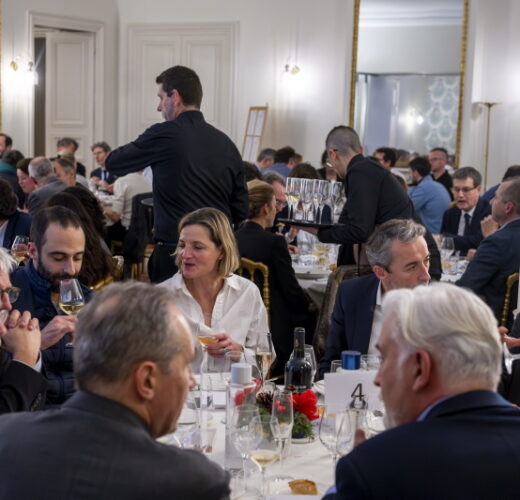 Diner des personnalites a la Maison des Polytechniciens.