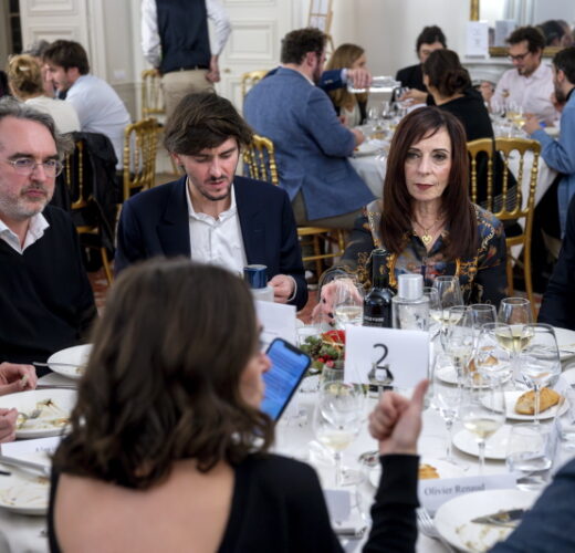 Diner des personnalites a la Maison des Polytechniciens.