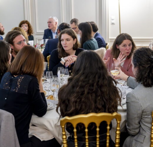 Diner des personnalites a la Maison des Polytechniciens.