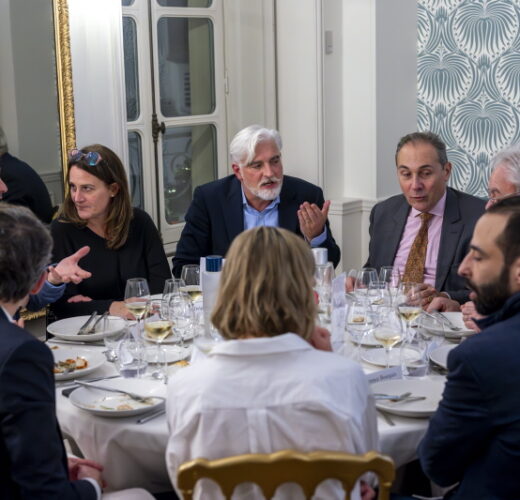 Diner des personnalites a la Maison des Polytechniciens.