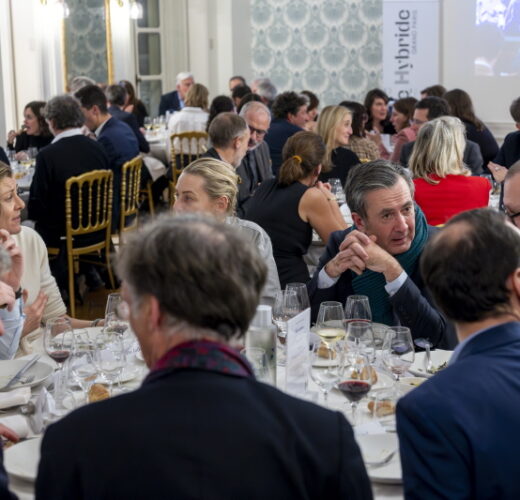 Diner des personnalites a la Maison des Polytechniciens.