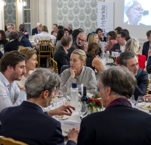 Diner des personnalites a la Maison des Polytechniciens.