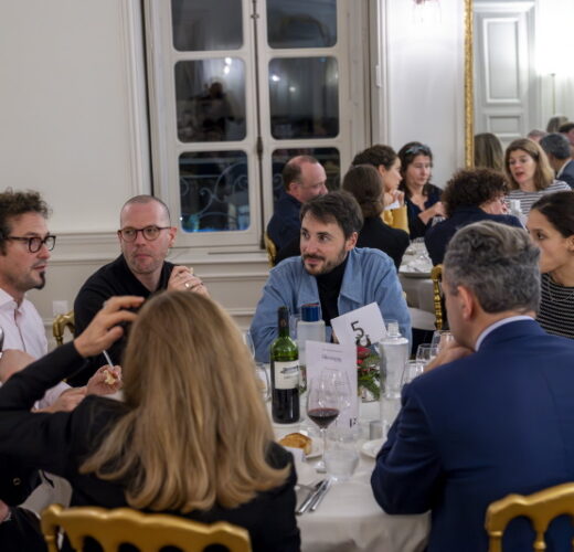 Diner des personnalites a la Maison des Polytechniciens.