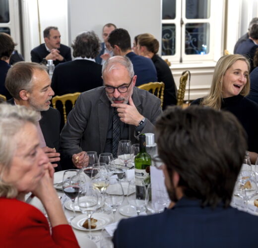 Diner des personnalites a la Maison des Polytechniciens.