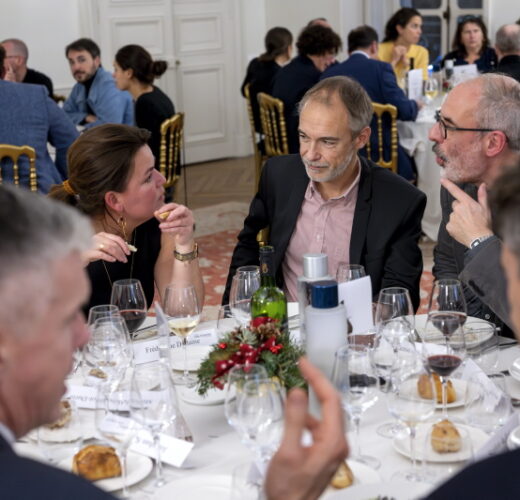 Diner des personnalites a la Maison des Polytechniciens.