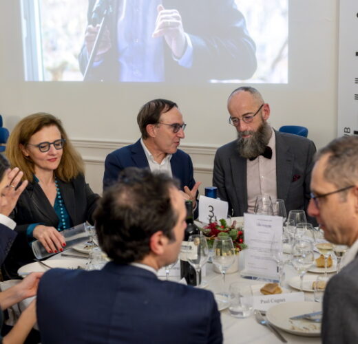 Diner des personnalites a la Maison des Polytechniciens.