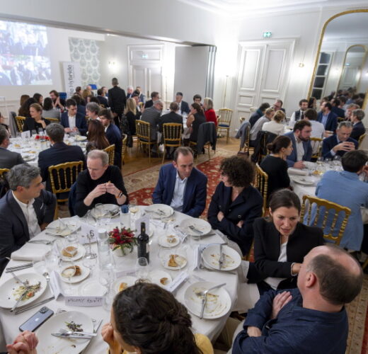 Diner des personnalites a la Maison des Polytechniciens.