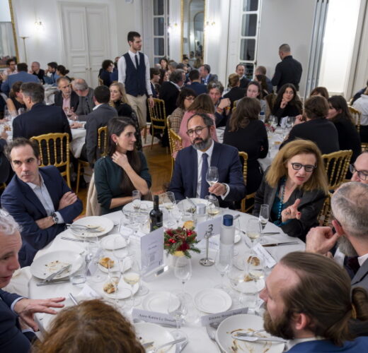 Diner des personnalites a la Maison des Polytechniciens.