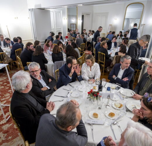 Diner des personnalites a la Maison des Polytechniciens.