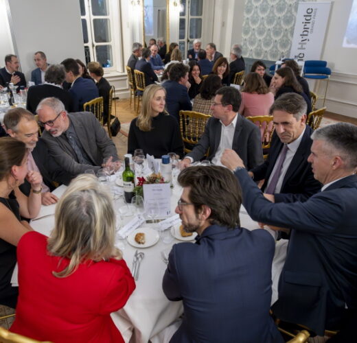 Diner des personnalites a la Maison des Polytechniciens.