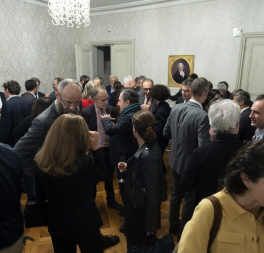 Diner des personnalites a la Maison des Polytechniciens.