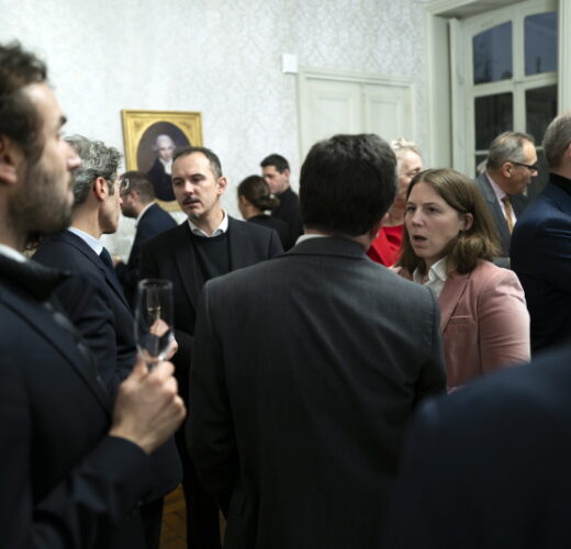Diner des personnalites a la Maison des Polytechniciens.