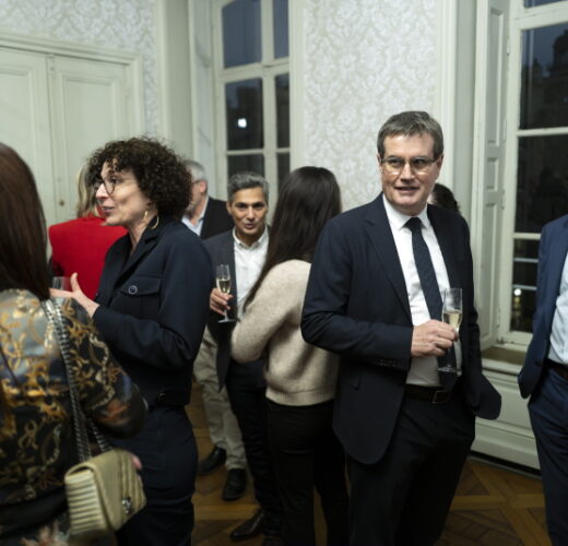 Diner des personnalites a la Maison des Polytechniciens.