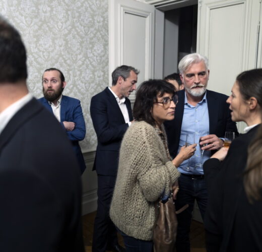 Diner des personnalites a la Maison des Polytechniciens.