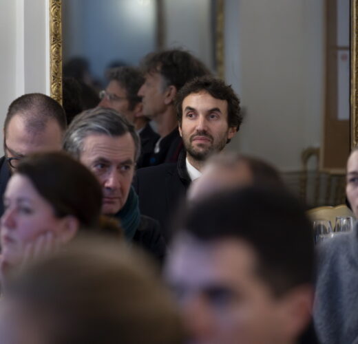 Diner des personnalites a la Maison des Polytechniciens.