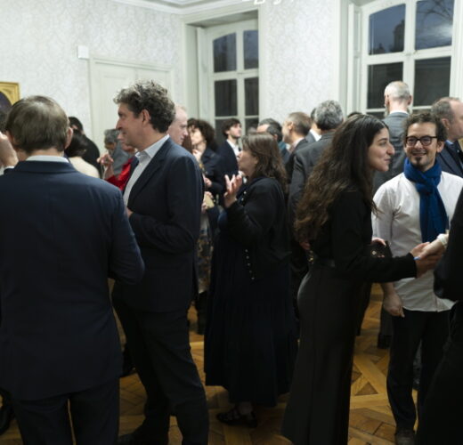 Diner des personnalites a la Maison des Polytechniciens.
