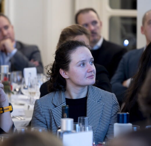 Diner des personnalites a la Maison des Polytechniciens.