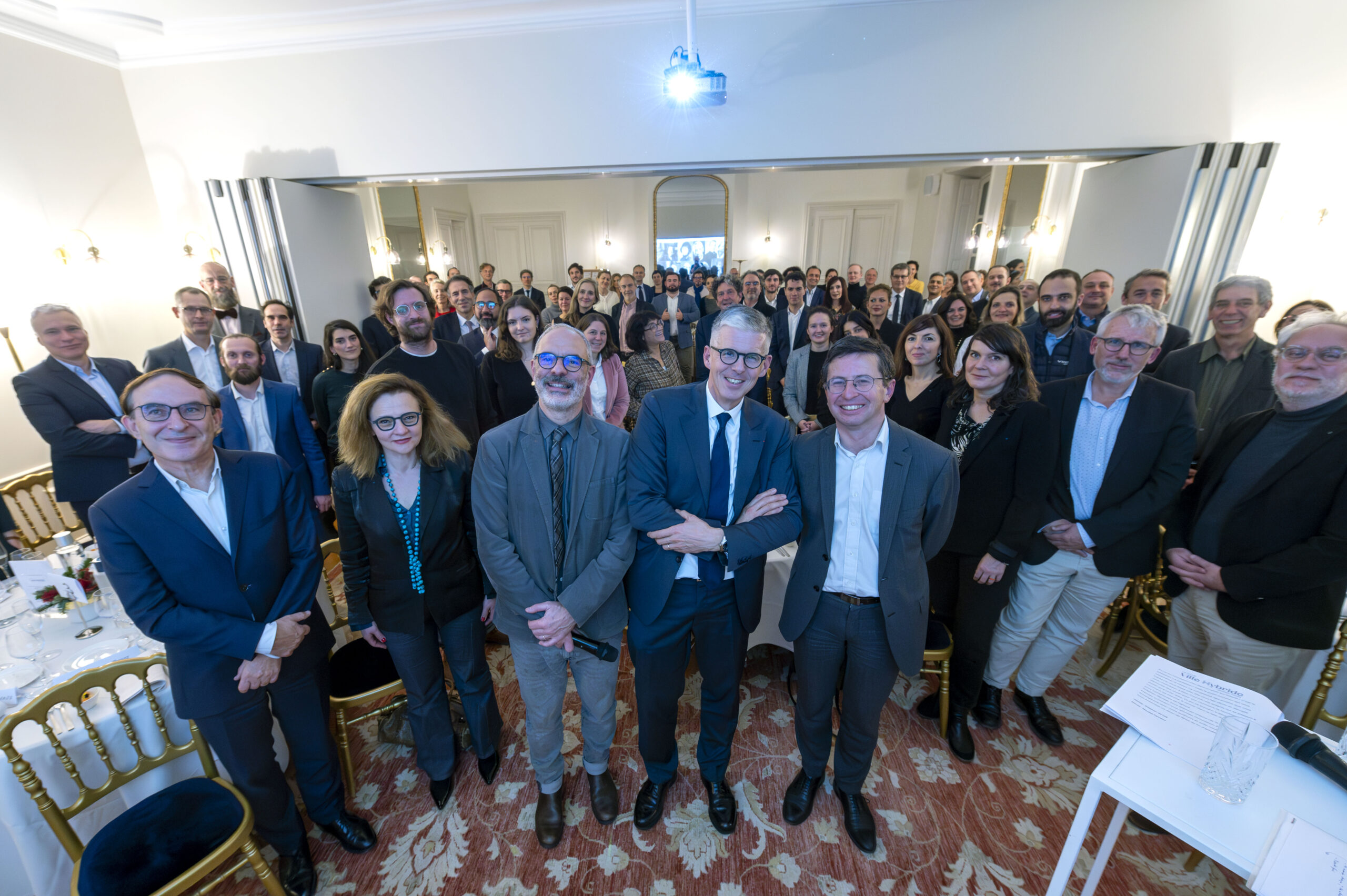 Diner des personnalites a la Maison des Polytechniciens.